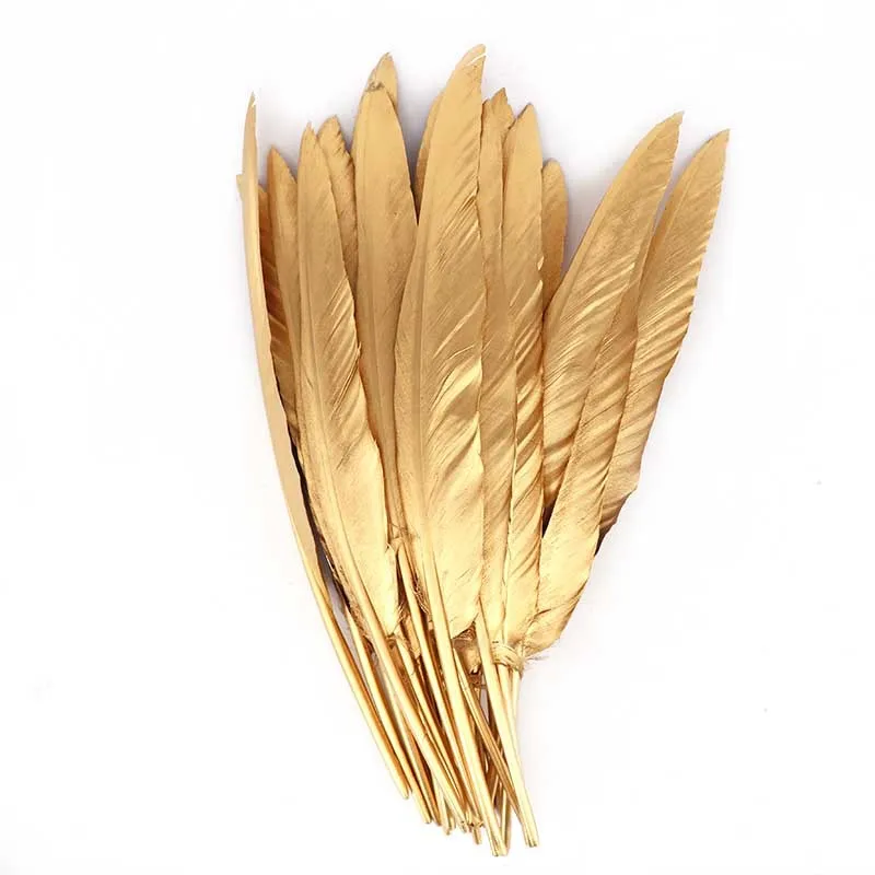 Wholesale 100pcs/lot Beautiful Turkey Feathers Christmas Carnival Accessories Wedding Diy Plume