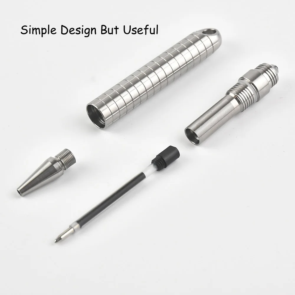 Mini Portable Titanium TC4 Tactical Pen Multi Function Self Defense Business Pen Emergency Glass Breaker EDC Tool Gift