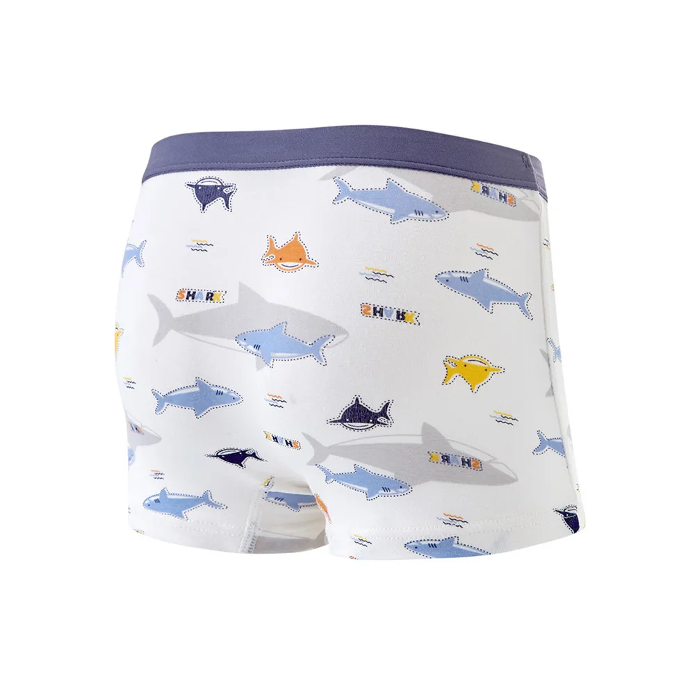 Cotton Shark Boy Underwear Boxer Graphic Boy Shorts Children Underpants Kids Clothes for 3 4 6 8 10 12 14 Years Old 2032