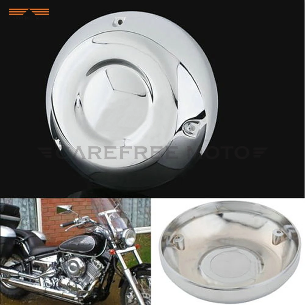 

1 Pcs Chrome Motorcycle Air Cleaner Cover case for Yamaha VStar Custom Classic XVS400 650 1000 XV400 650 1000