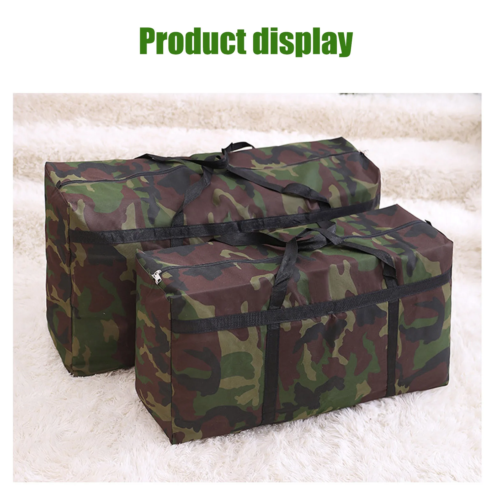 Foldable Camouflage Moving Bag Thickened Waterproof Oxford Cloth Storage Bag Duffel Large Capacity Quilt Organizing Bag reliable