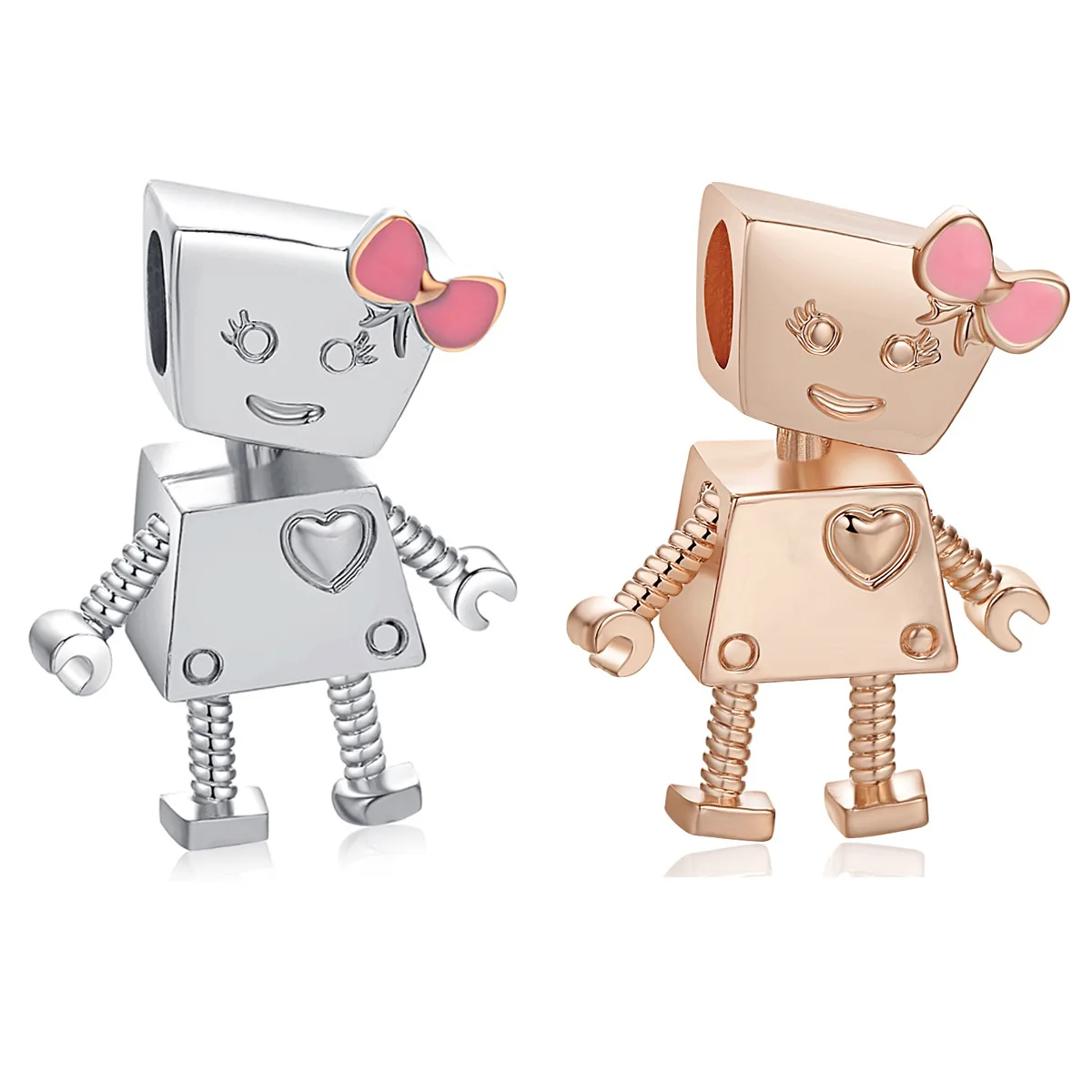 

Robot Series 3 Colors Charms Bead Bracelet & Bangle Diy Pendant Jewelry For Gift