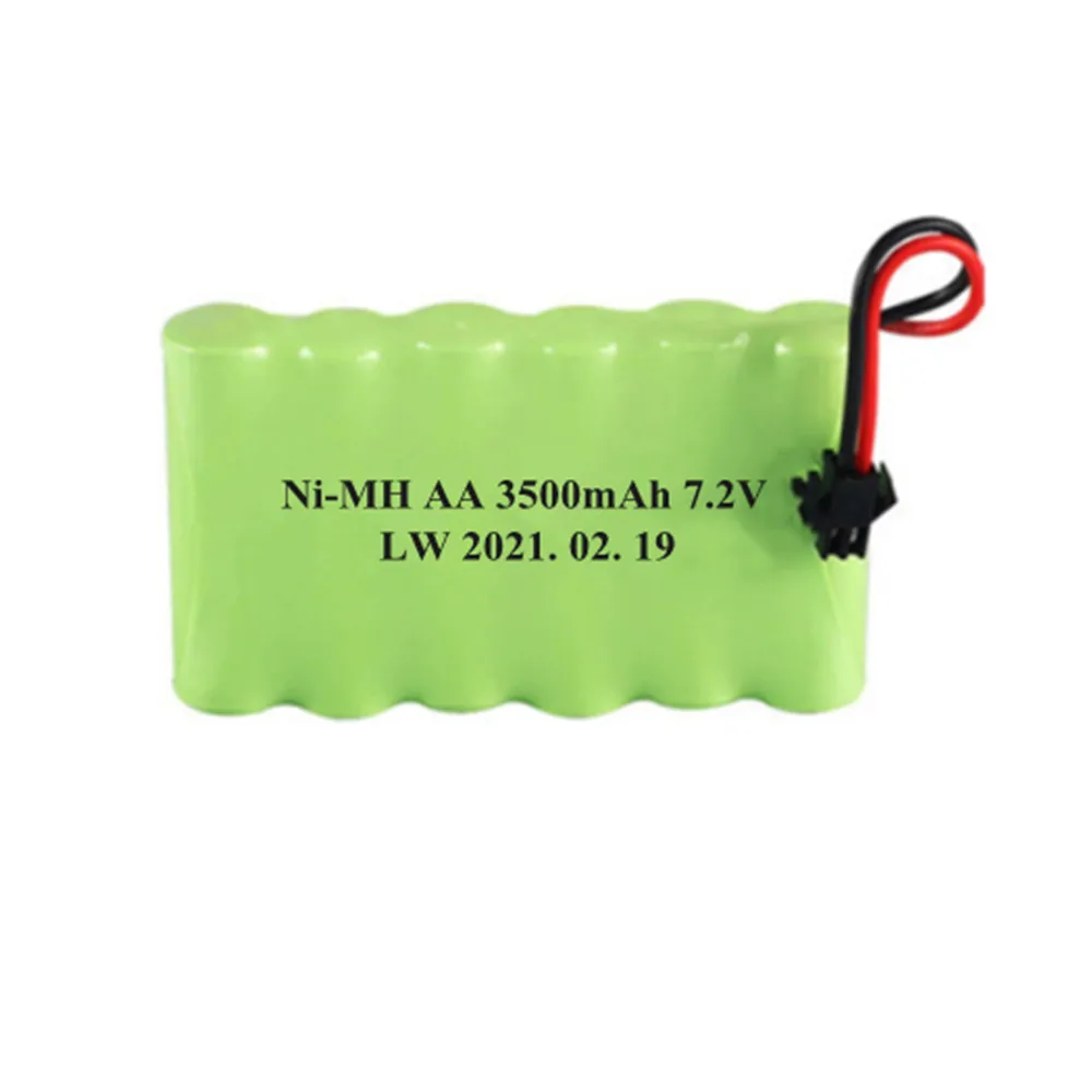 7.2V NI-MH NI-CD battery 700mAh/1400mAh/2400mAh/2800mAh/3000mAh /3500mah for RC Toys Cars Trucks Tank Guns RC TOYS 7.2v battery