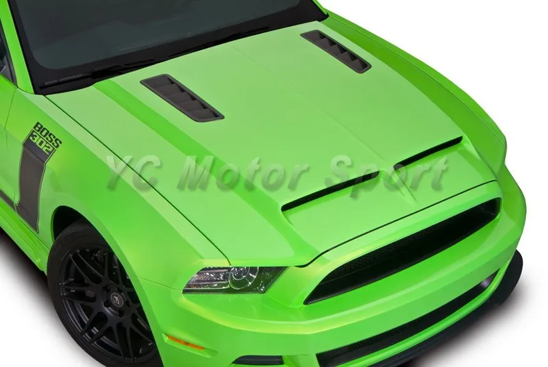 

Car Accessories FRP Fiber GlassTru Carbon A53KR Style Ram Air Hood Bonnet Fit For 2010-2014 Mustang Shelby GT500 GT V6