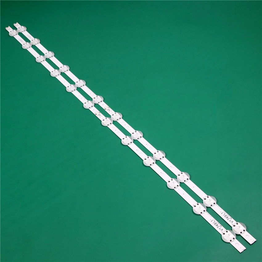 LED TV Illumination Part Replacement For LG 49UJ670V-ZD 49UJ670V-TD 49UJ670Y-TD LED Bar Backlight Strip Line Ruler V1749L1 2862A