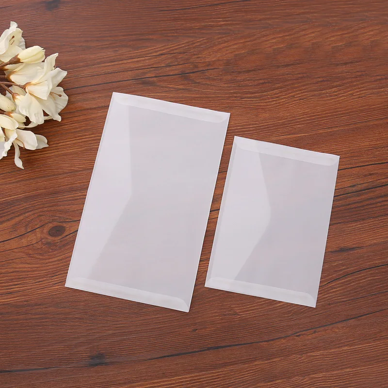 30Pcs/Lot Vintage Paper Envelope for Invitations Kawaii Greeting Cards Envelope Translucent Cash Envelope 5 Different Sizes