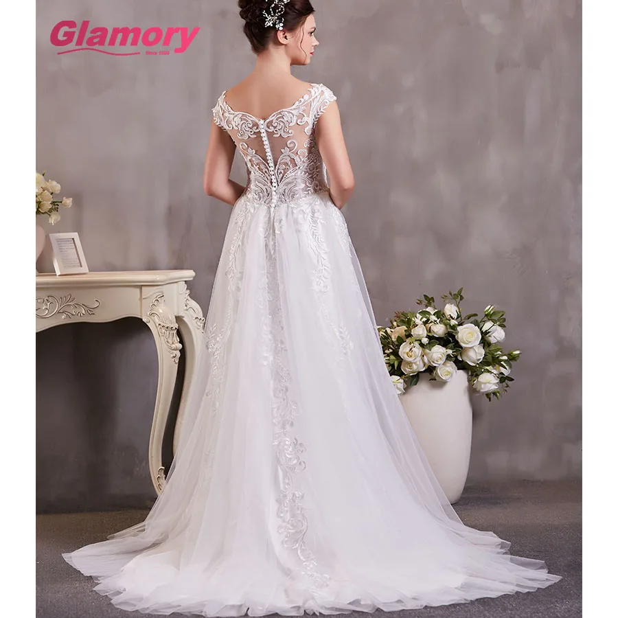 Sexy Factory Custom Made Dresses Sweetheart Backless White Tulle Dress Beach Wedding Dress For Woman