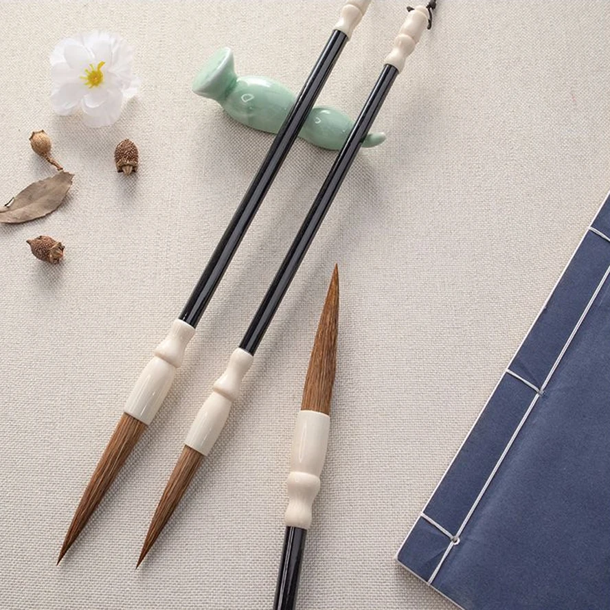 

3pcs/set Chinese Painting Brush Calligraphy Brush Weasel hair drawing pen Art Supplies