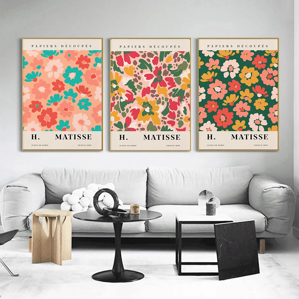 Matisse Poster Abstract Tokyo Flower Market French Wall Art Prints Canvas Painting Nordic Pictures For Living Room Home Decor