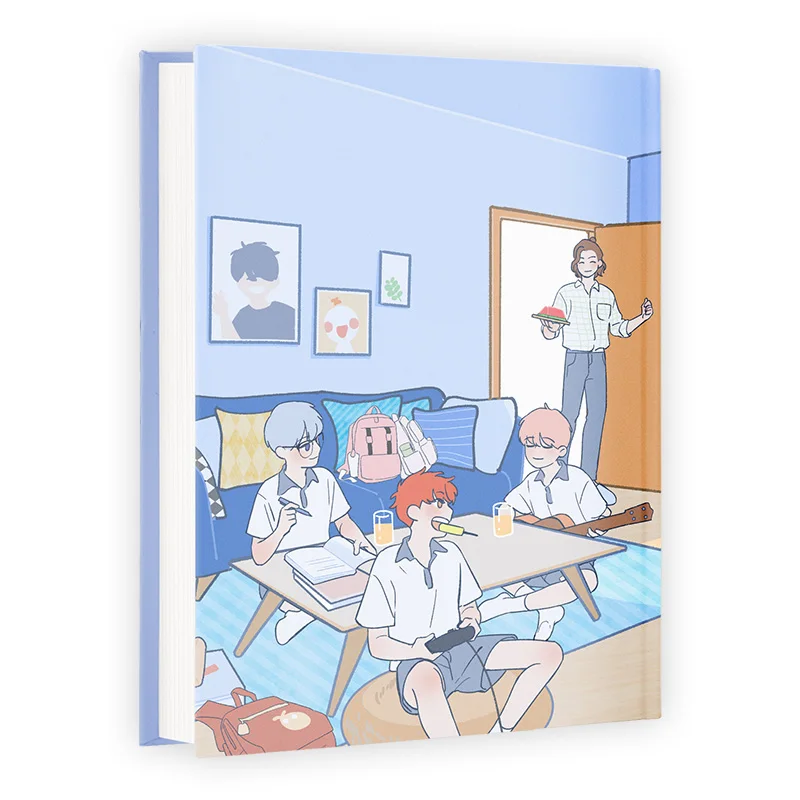 Here U Are Comic Notebook Li Huan, Yu Yang Cartoon Characters Handbook Diary Weekly Planner Anime Around