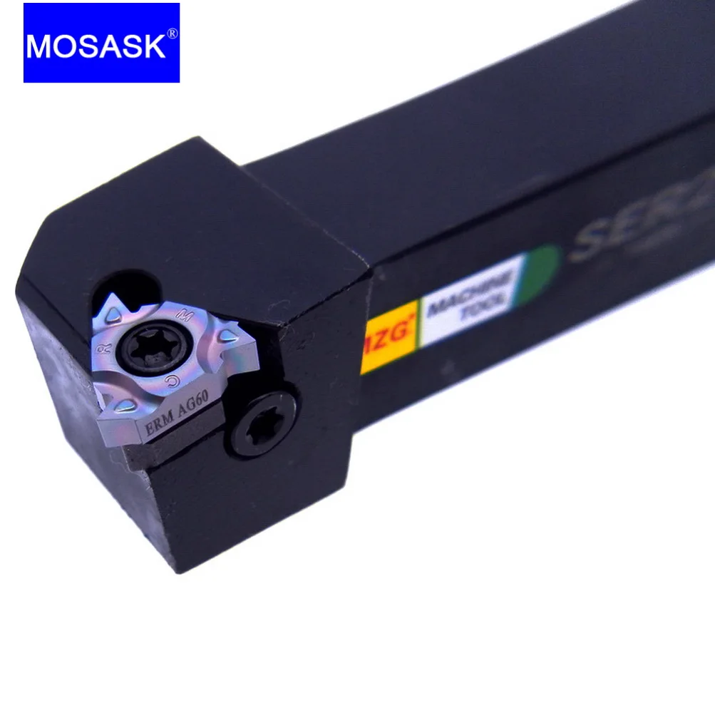 Imagem -03 - Mossask Ser Externo Cnc Cortador de Giro Rosca da Haste Rosqueada Inserções 11er 16er Insers de Carboneto Lathe Suportes de Ferramentas de Rosqueamento