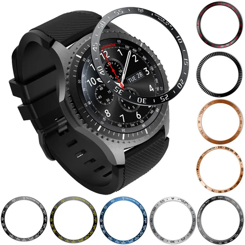 

Bezel Ring Styling For Samsung Gear S3 Frontier Galaxy Watch 46mm/42mm/Gear S2 Classic Smart Bracelet Ring Case Protection Cover