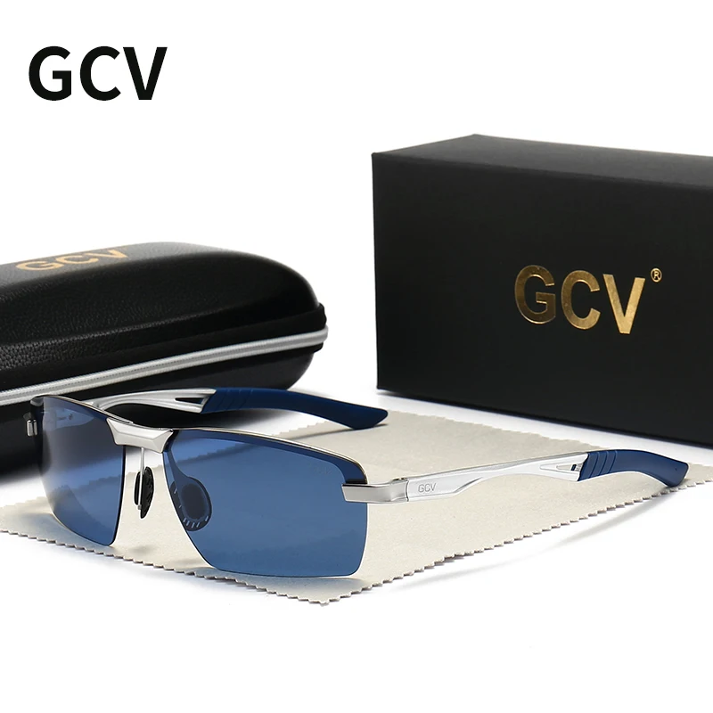 GCV Ultralight Frame Polarized Sunglasses Eyewear Men Male Fashion Sports Style Driving fishing Male Outdoor Travel UV Goggles