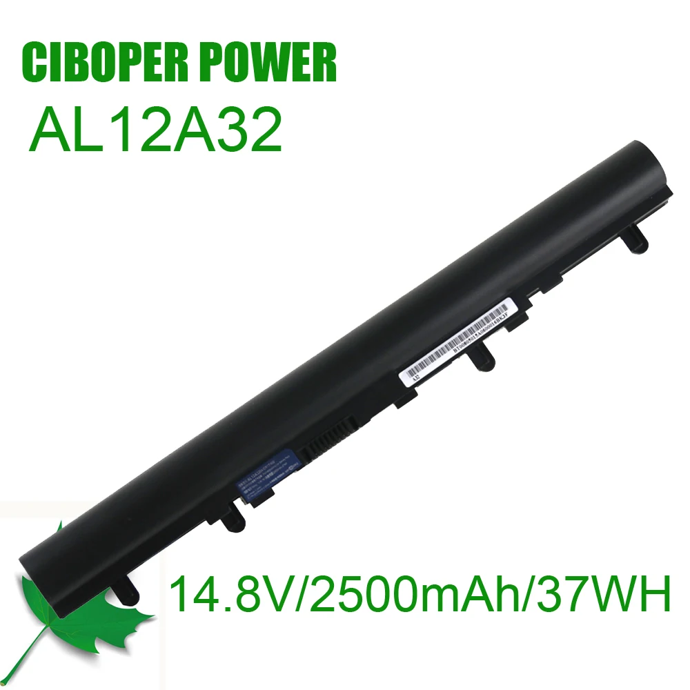 

CP Laptop Battery AL12A32 AL12A72 2500mAh/37WH For Aspire V5 V5-171 V5-431 V5-531 V5-431G V5-471 V5-571 V5-471G V5-571G Notebook