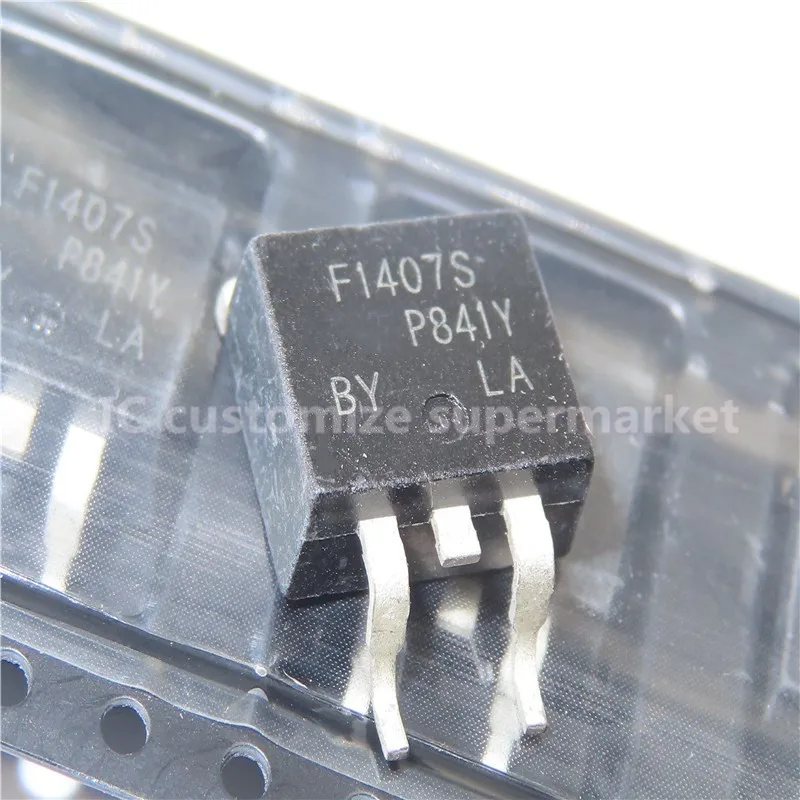 10ชิ้น/ล็อตF1407S IRF1407S TO-263 75V 100A SMD Triode