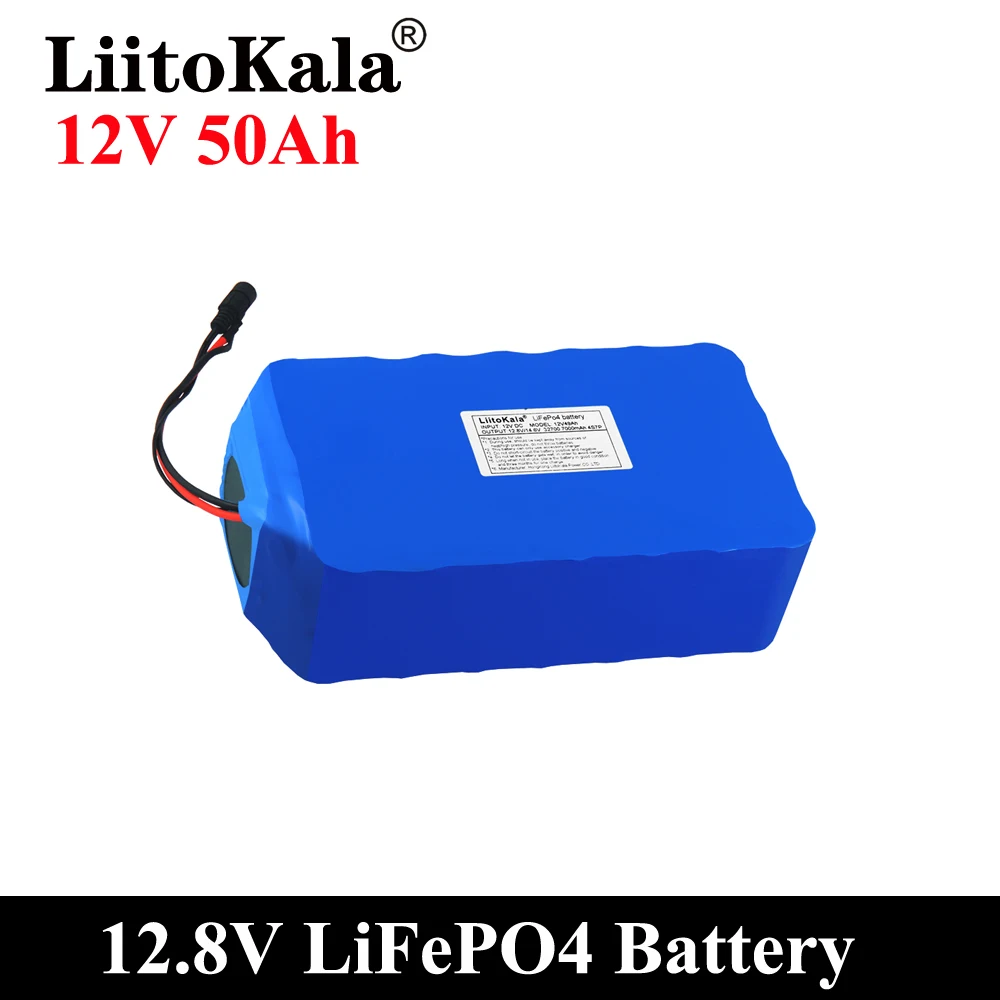 LiitoKala 12V 20Ah 30Ah 35Ah 40Ah 50Ah LiFePO4 ładowalny akumulator 12.8V cykle życia 4000 z wbudowanym BMS Protectio