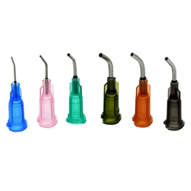 Imagem -02 - Graus Cotovelo Dispensação Agulhas Pontas sem Corte 14g a 27g 10 Pcs Aço Inoxidável 45