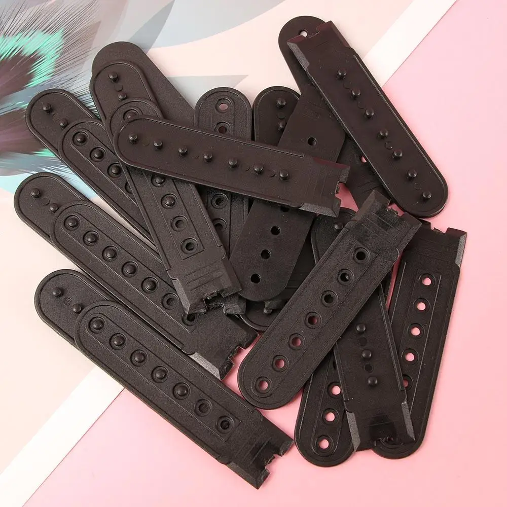 10pcs Snapback Strap Replacement With 7 Holes Colorful Hat Repair Fastener Buckle Clip Extender For Baseball Cap Hat Accessories