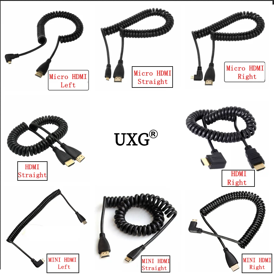 Envoy無償hdtv-互換-角度直腸マイクロ/ミニhdtv-互換-rizoデ · プリマベーラケーブル柔軟なV1.4一眼レフ0,5メートル/2メートル