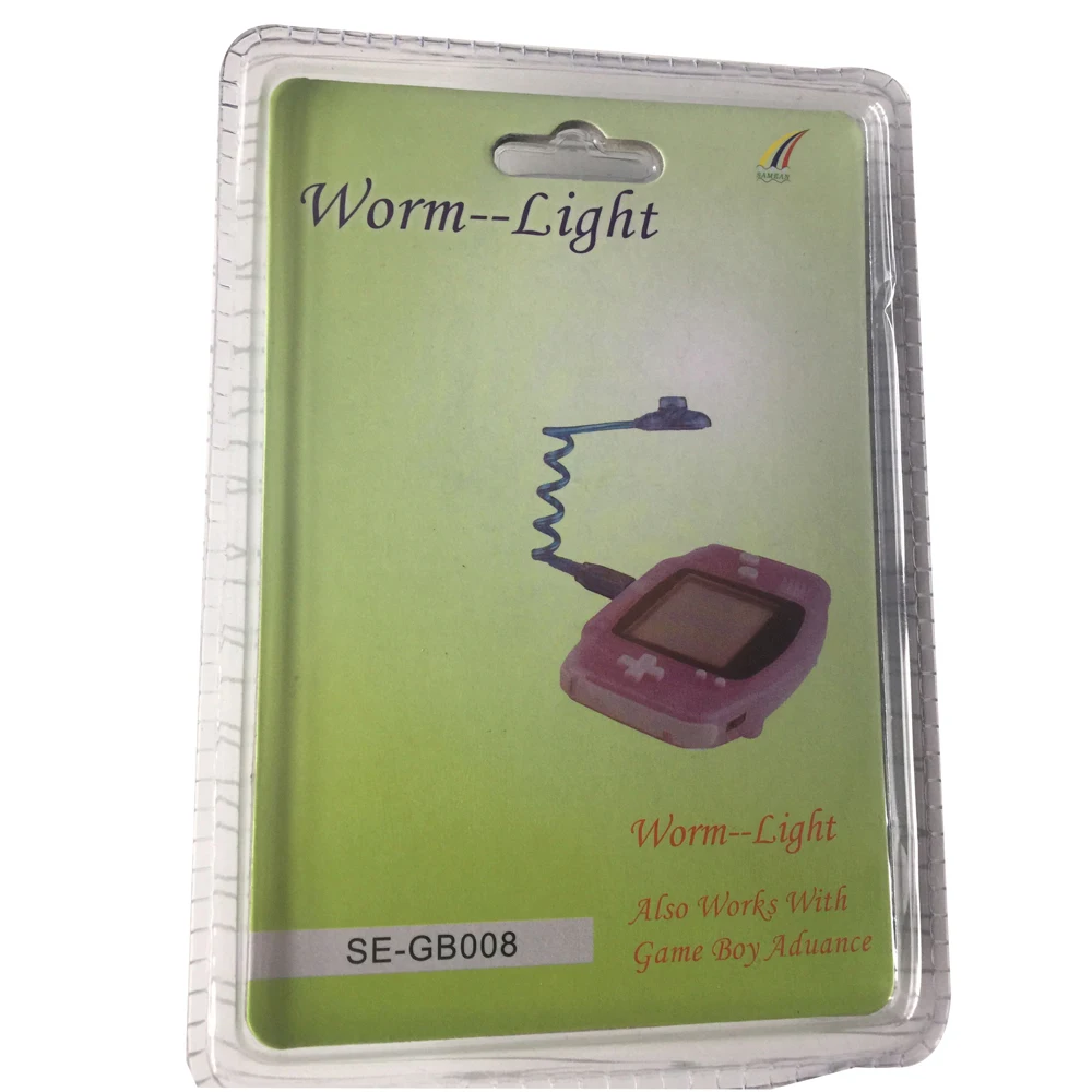 Worm Light Illumination LED Lamps for GBA/GBC/GBP Console WormLight Flexible for Gameboy Advance/Gameboy Color/Gameboy Pocket