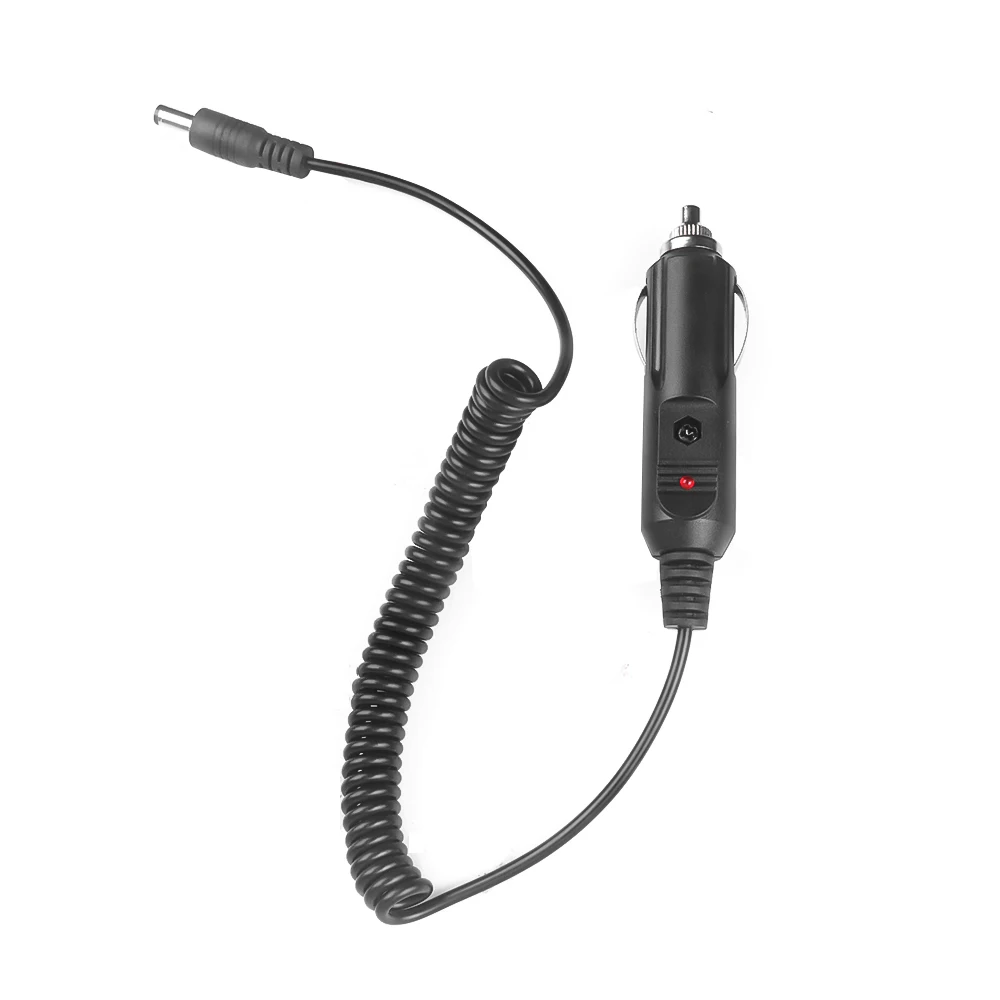 Cable de carga para walkie-talkie bidireccional Baofeng, Mini cargador de coche, línea 3.0a, UV 5R, UV-5RA Plus, UV-5RB, UV-5RC, UV-5RE
