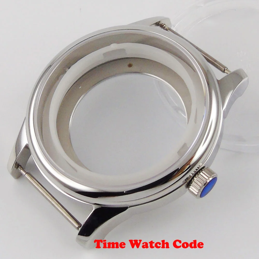 40mm Stainless Steel Automatic Men's Watch Case fit ETA 2836 Miyota 8215 & 8205& 821A Mingzhu 2813 automatic movement