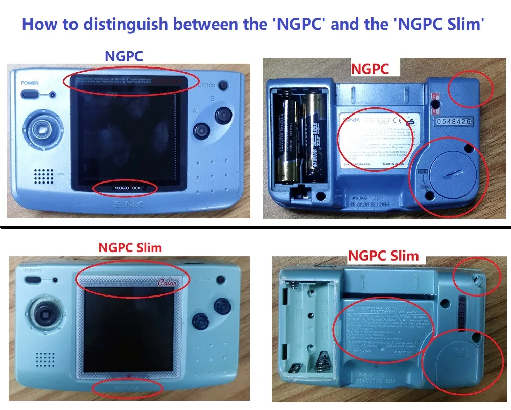 Super OSD Version Large Screen IPS LCD For NGPC Backlight LCD For NEOGEO Pocket Color Game Console