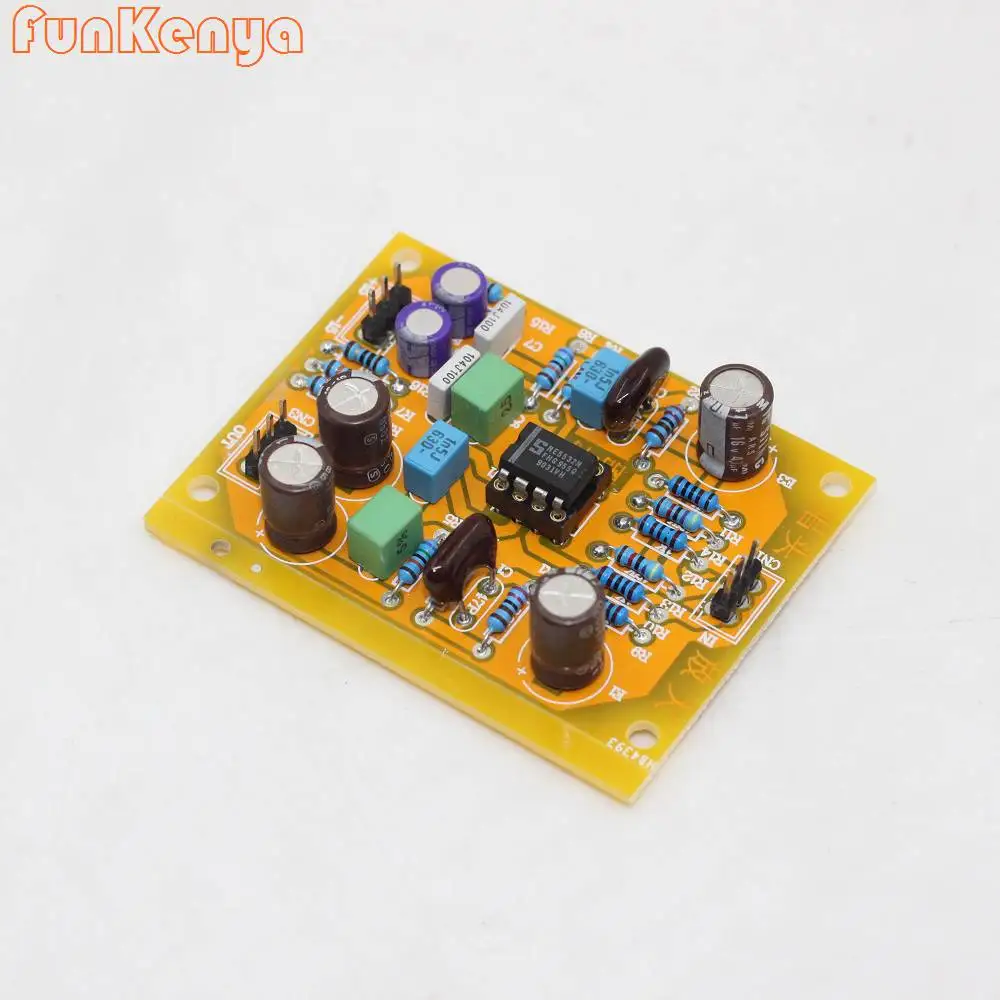 IC Phono Amplifier Finished Board MM Applicable Anti RIAA Net DIY Amp IBA NE5532 Preamp Preamplifier Pre-amp Audio PCB Export