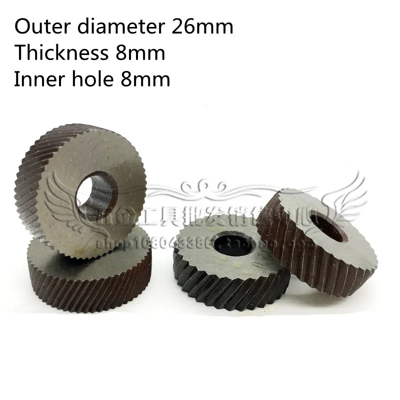 

Diagonal Reticulated 0.3/0.4/0.5/0.6/0.8/1.0/1.2/1.5/1.6/1.8/2.0/2.5/3.0mm Pitch Linear Knurl Wheel Knurling Tool