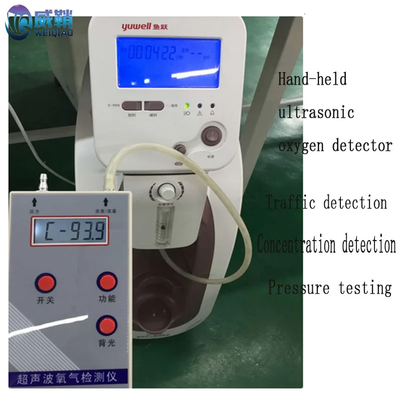 WOSITE hand-held ultrasonic Oxygen flow concentration pressure detector RP-01 new original spot.