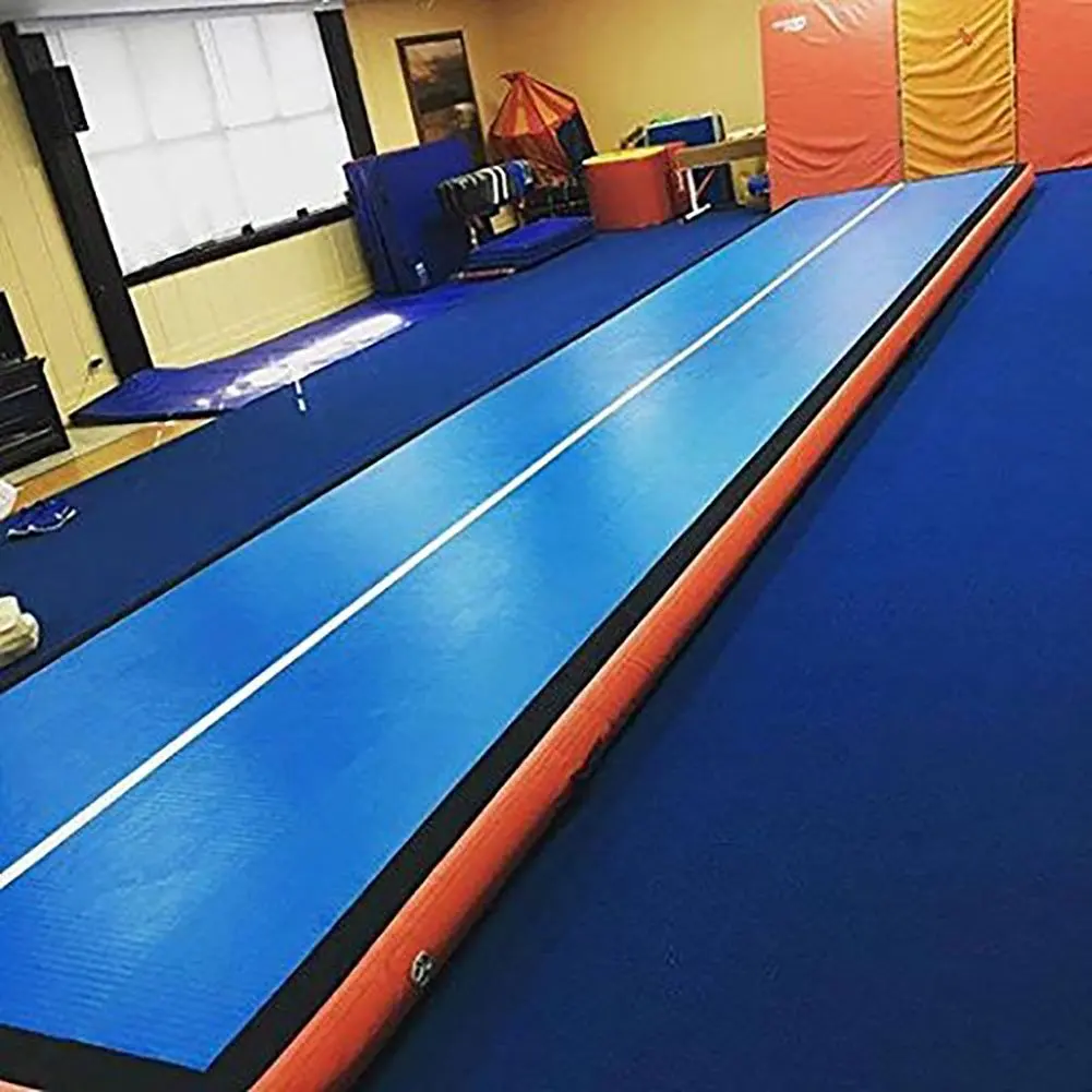 Free Shipping 9*1.5*2m  Gymnastics Mat Inflatable Tumbling Air Track, Floor Exercise Training Mats,Yoga,Taekwondo