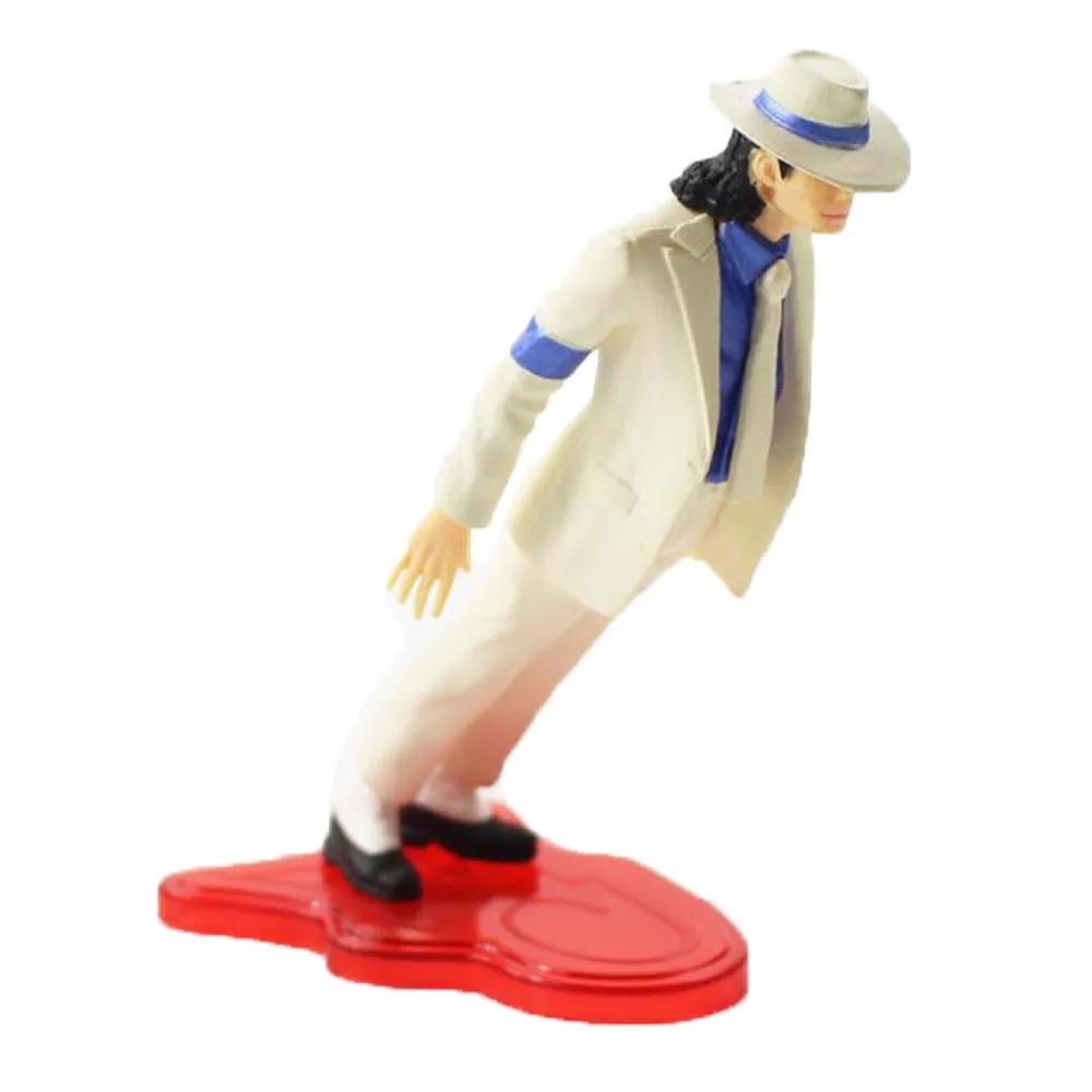 5Pcs/Set MJ Michael Action FIGURES 5 POSE PVC Model Dolls Toys  4" (11cm)  Great Gift image 5