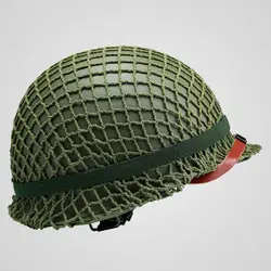 ARMY M1 HELMET NET COTTON CAMOUFLAGE HELMET COVER per wii US Just Only Head Helmet Net for Collection