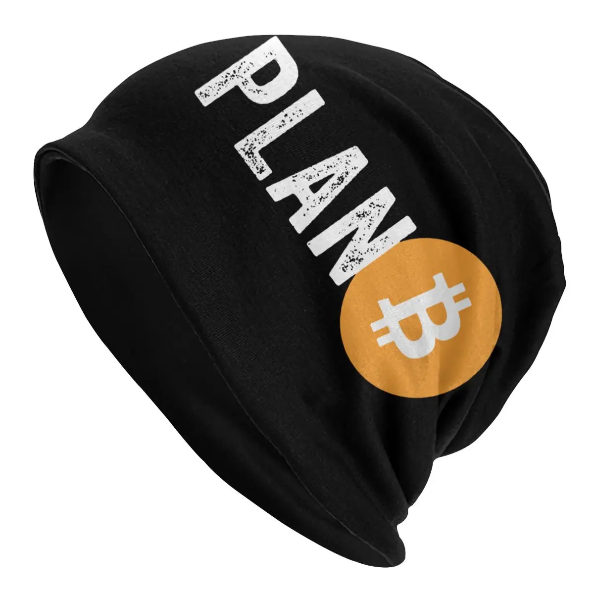 Plan B Bitcoin BTC Crypto Bonnet Hats Knitting Hats Hip Hop Ski Skullies Beanies Hat Cryptocurrency Blockchain Geek Warm Caps