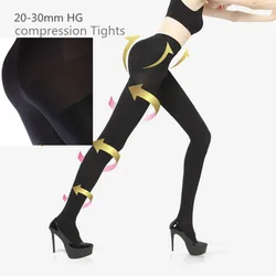 Women Slim  Pantyhose Therapeutic 20-30 Mmhg Rehabilitation 680d Compressure Pantyhose Shaper Leg Thin Compression Tights