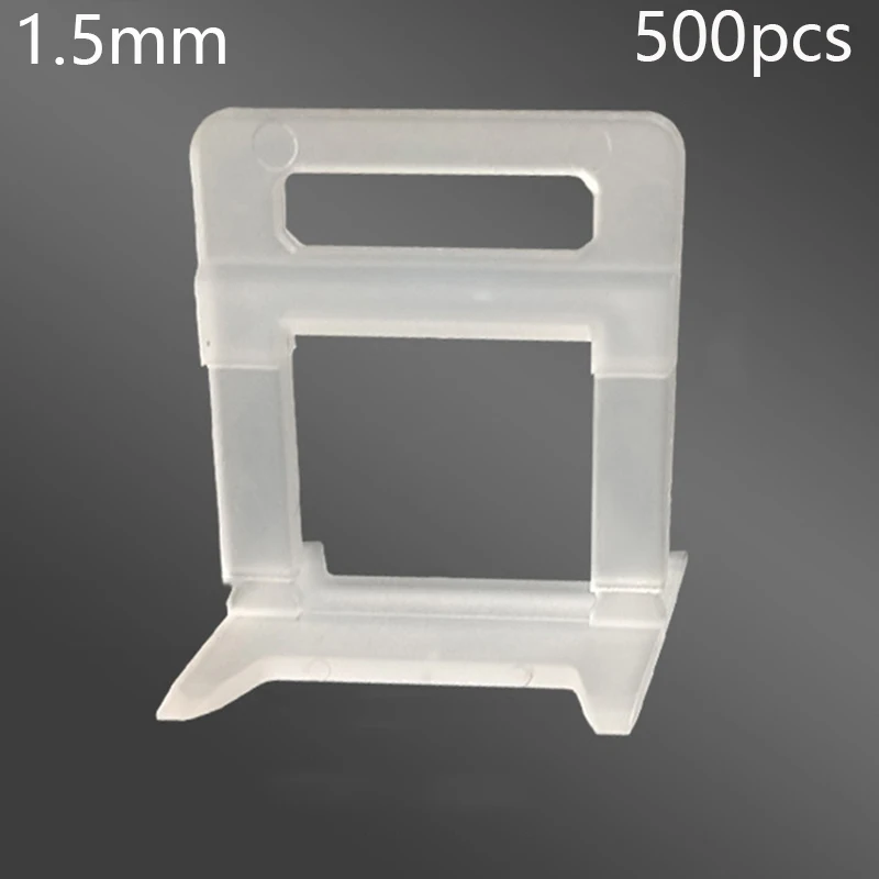 500 Chiếc 1.5Mm Ngói San Bằng Hệ Thống Levelling Do Khoang Cach Bang Sàn Ốp Lát Công Cụ Phù Hợp Với Hộ Gia Đình Hệ Thống Tầng Bộ Dụng Cụ Dụng Cụ