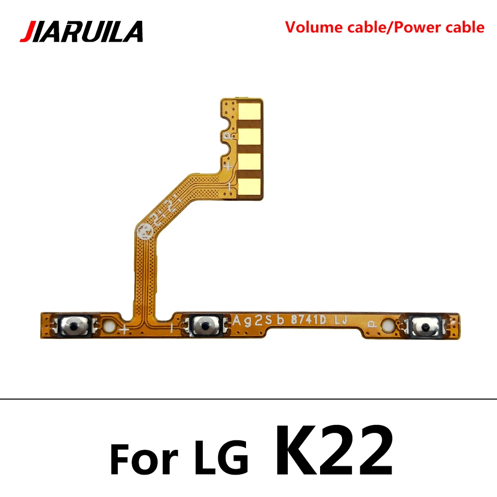 Power ON OFF Mute Switch Control Key Volume Button Flex Cable For LG K12 Plus K22 K50s K51 K51s K52 K40S K62 Plus K22 Plus