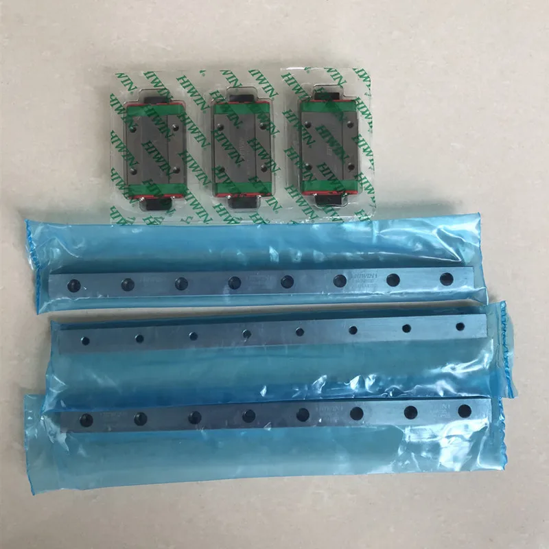 1 Stück Original Hiwin Linearführung MGN15 200 250 300 330 350 400 450 500 550 mm MGNR15 Führung + 1 Stück MGN15H Gleitblock CNC-Teile – Detail 7