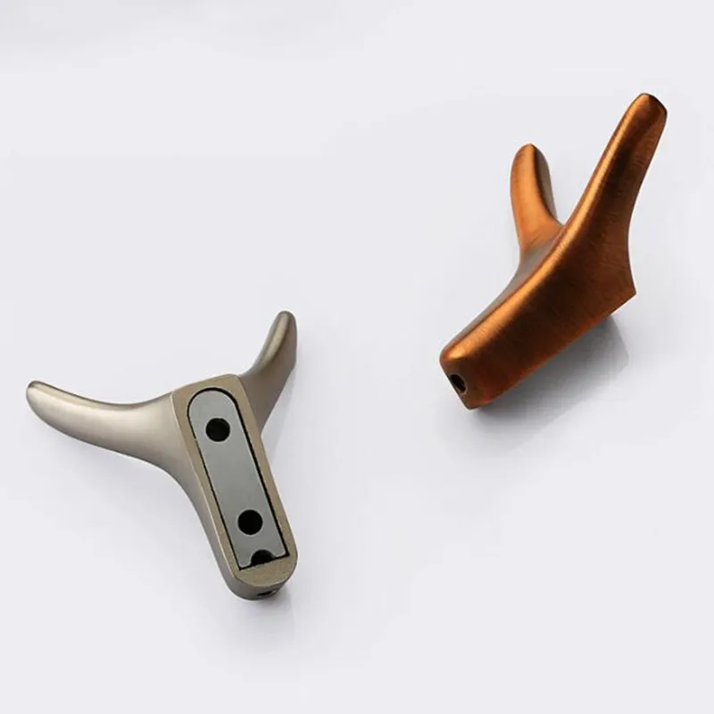 KK&FING Zinc Alloy Wall Hanging Hooks Clothes Hooks Bathroom Kitchen Room Cloth Towel Rack Coat Hat Hanger Keys Creative Hook