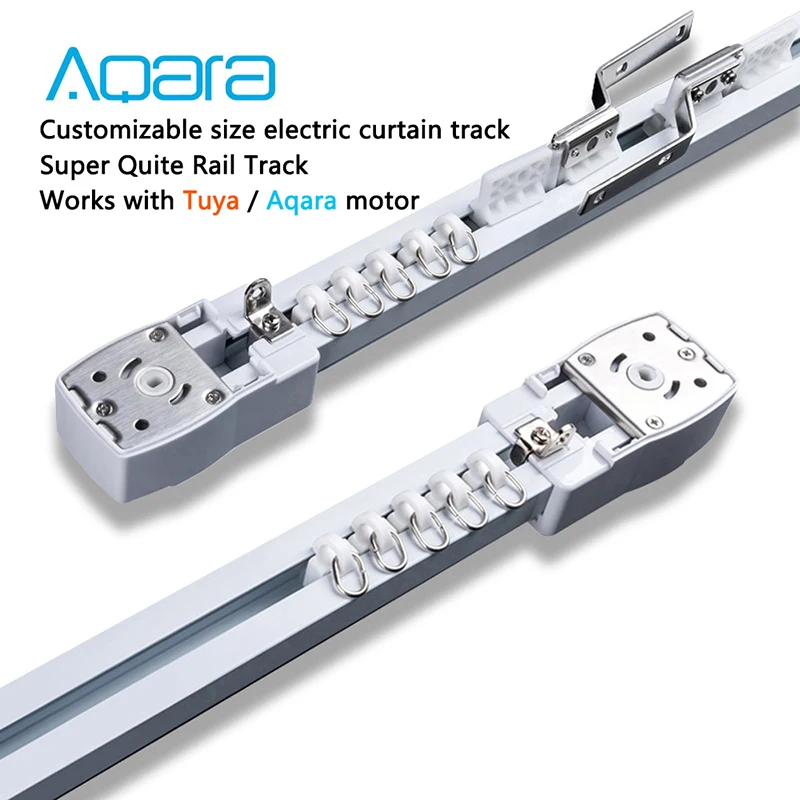 Aqara Curtain Track Electric Rod Cornice Rail for Smart Home Aqara Zigbee Motor Tuya Wifi Automatic Curtain Control System