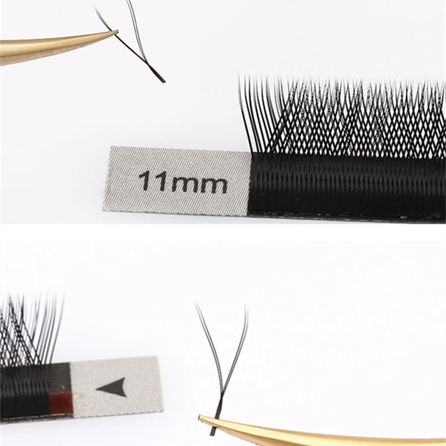 

12 lines mix 8-12mm length 0.07mm Y individual eyelash lashes natural mesh woven yy grafting eyelash extension