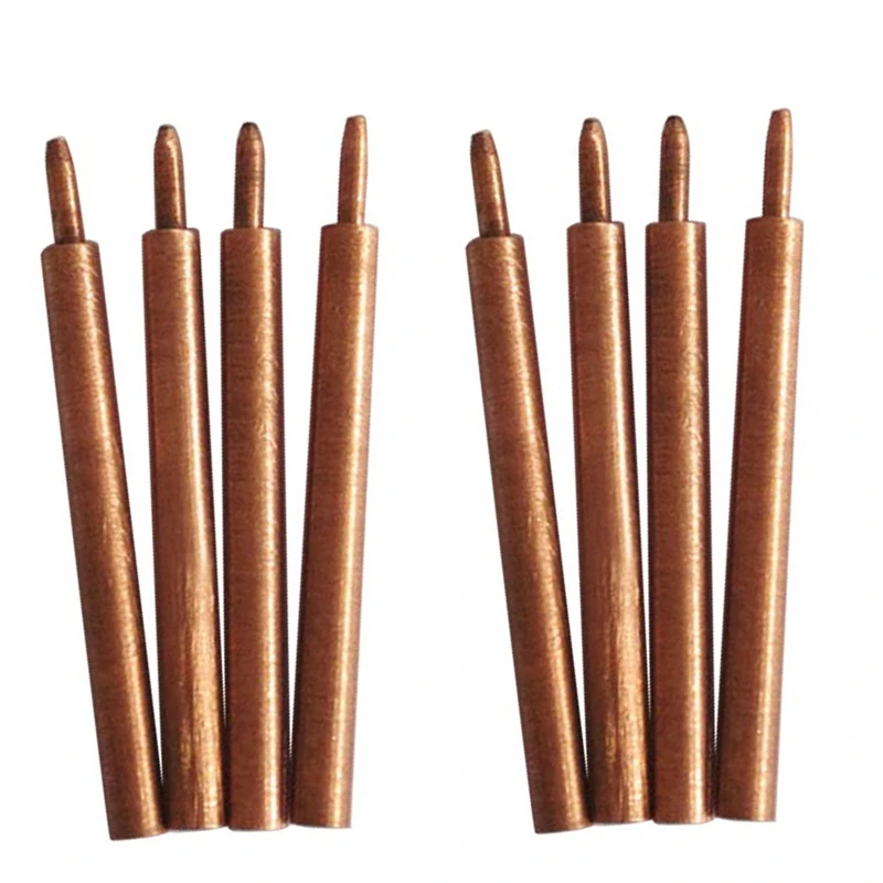 LBER 8PCS Welding Needle Aluminum Oxide 3mm Eccentric Rod Welding Machine Welding Pen Brazing Battery Nickel Plate