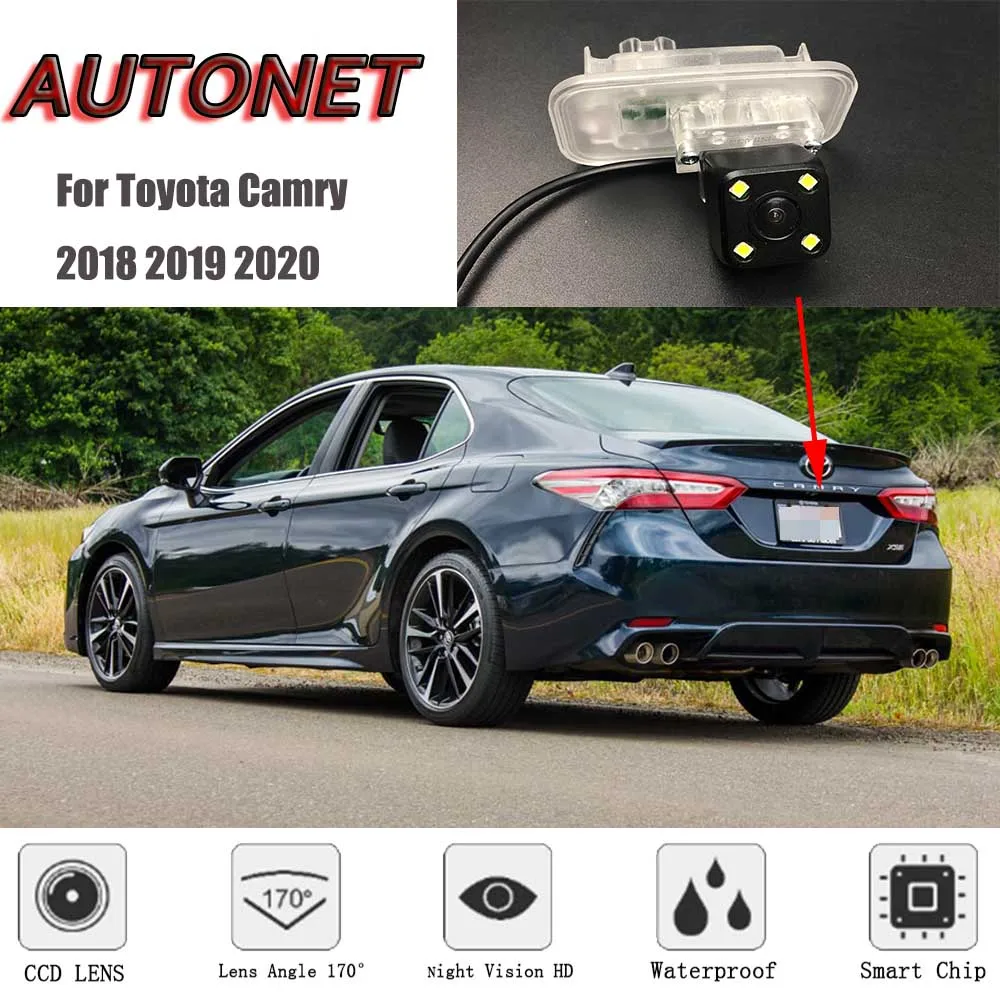 

AUTONET Backup Rear View camera For Toyota Camry XV60 2018 2019 2020 Night Vision/license plate camera/parking Camera