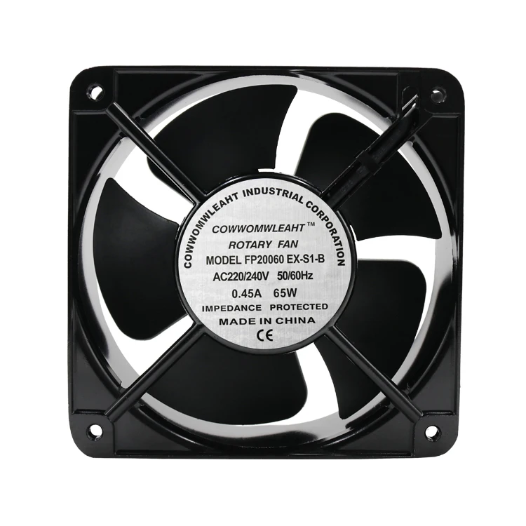 

NMB-MAT FP20060EX-S1-B AC 220V/240V 0.45A 65W 200x200x60mm Server Cooling Fan