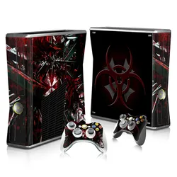 Biohazard Umbrella Skin Sticker Decal Cover For Xbox 360 Slim Console Protector Vinyl Skin Sticker Controllers