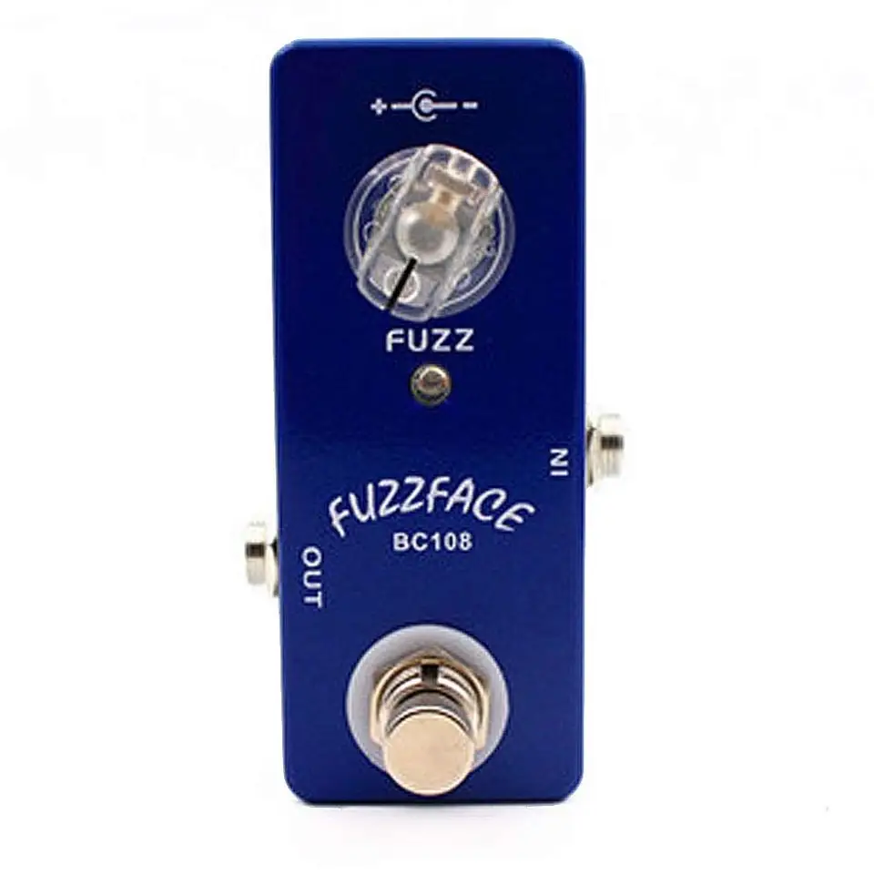 MOSKY Fuzzface Guitar Effect Pedal Based on Dunlop Silicon Fuzz