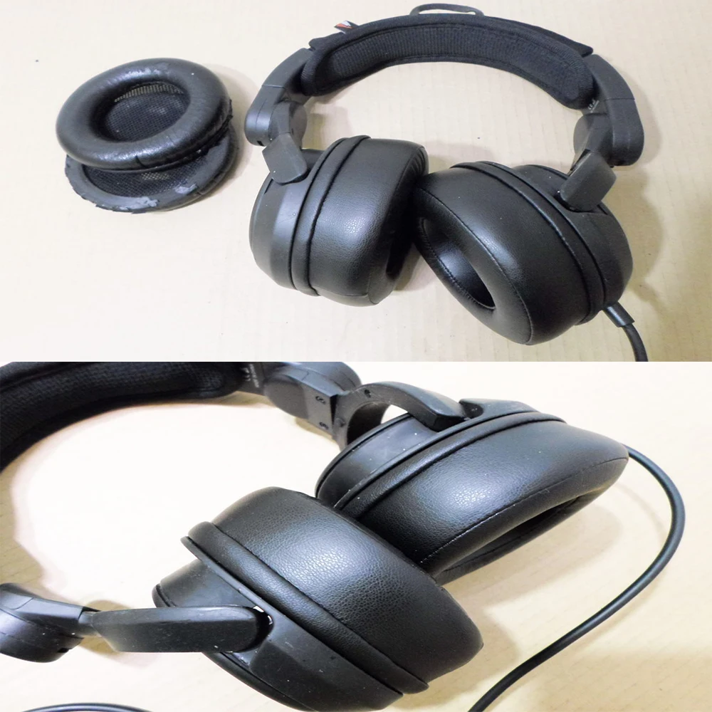 KQTFT Protein skin Velvet Replacement EarPads for TAKSTAR HD6000 Headphones Ear Pads Parts Earmuff Cover Cushion Cups Headgear