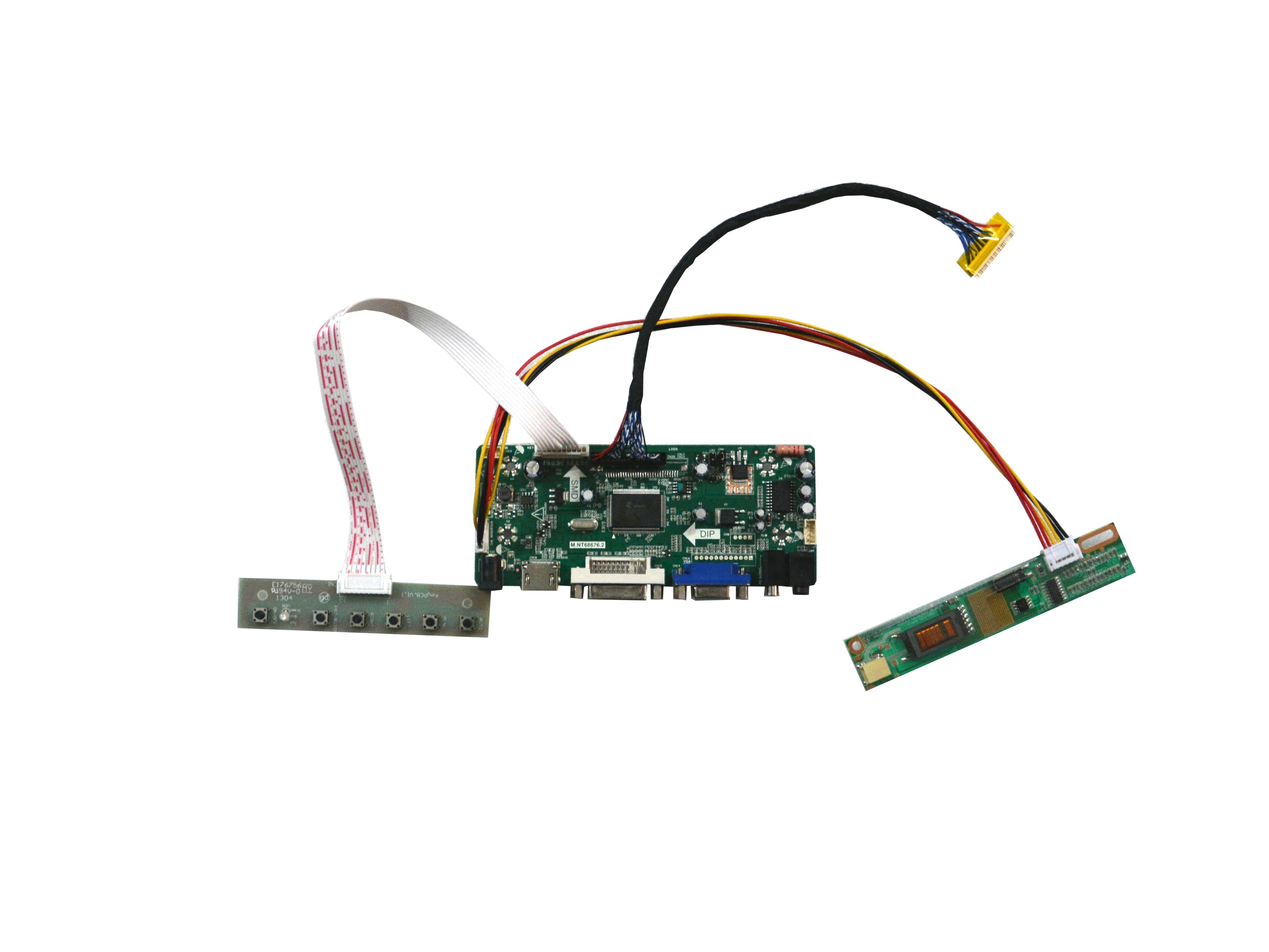 HDMI-compatible DVI VGA LCD Controller Board Kit For 14inch LP141WP1 1440x900 LCD Screen