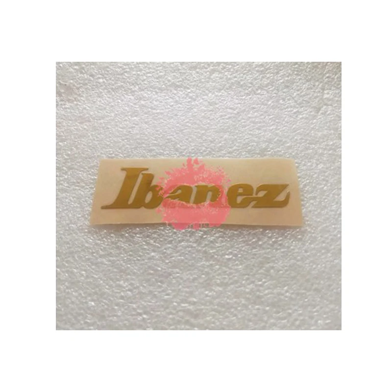 Ibanez guitar head sticker water transfer sticker metal label