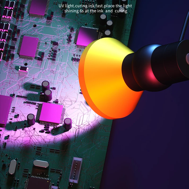 عالية الطاقة USB مصباح الأشعة فوق البنفسجية LED ضوء الأشعة فوق البنفسجية علاج سريع الأشعة فوق البنفسجية الغراء/النفط الأخضر/PCB طلاء واقية للهاتف لوحة الدوائر